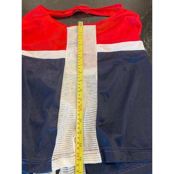 Nike Mesh Splice Tank Vintage 3 check logo Medium, Made in USA 70's-80s - Picture 8 of 11